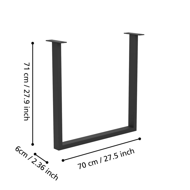 Tischbeine Farahalana  L:70 H:71 cm